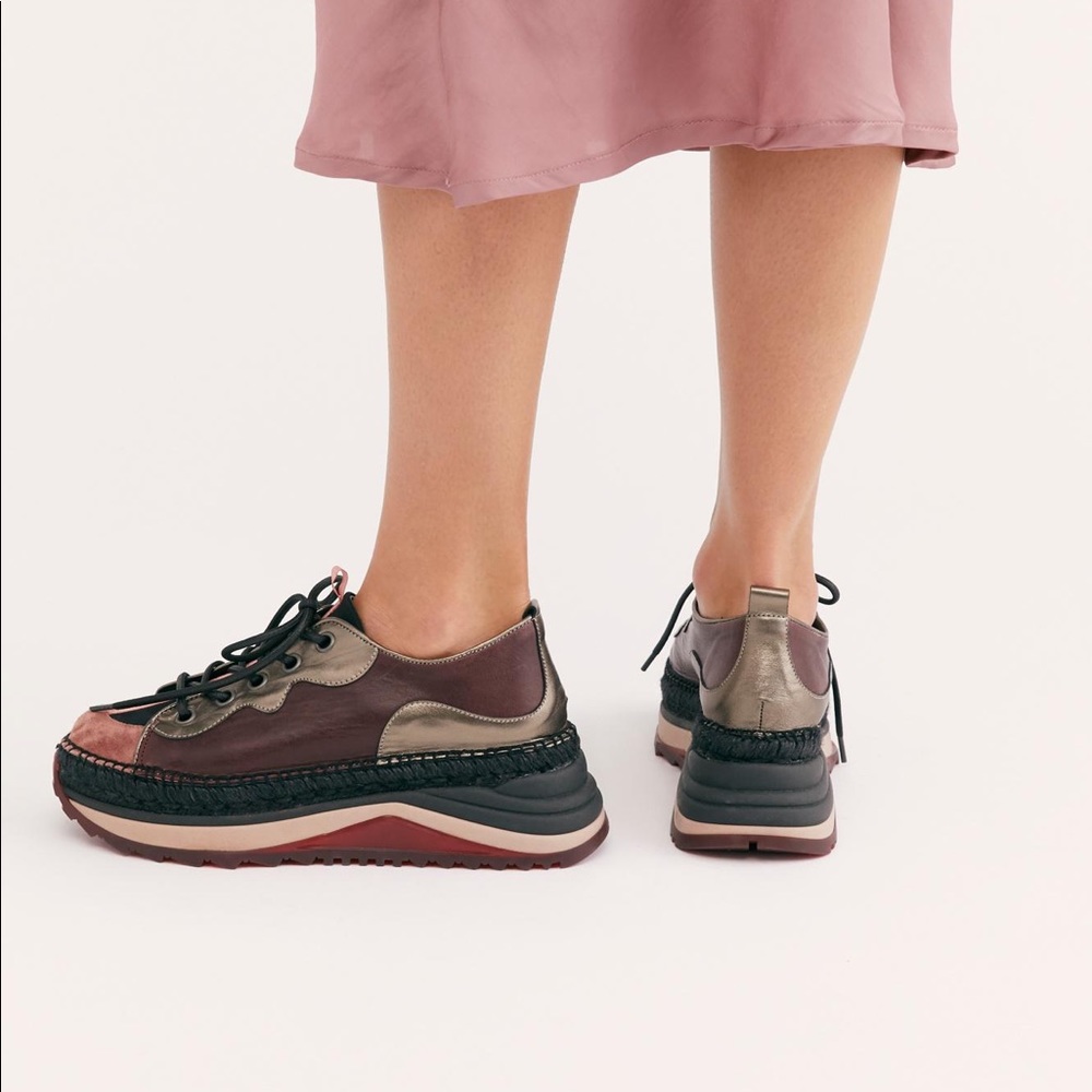 Free people aura espadrille sneakers